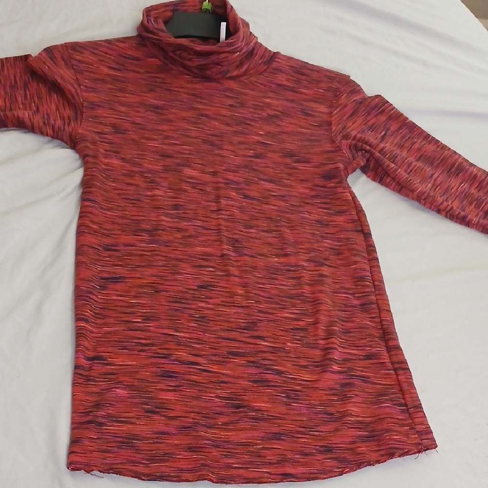 Free People Multicolor Turtleneck Sweater